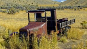 abandoned truck montana