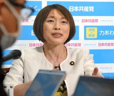 La nuova Presidentessa del Partito Comunista Giappone, Tomoko Tamura.